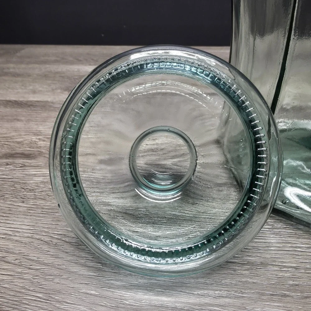 Antique Glass Pitcher Dispenser W/Brass Spout - 15